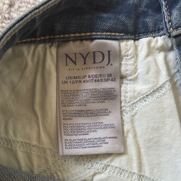 NYDJ Denim Midi Skirt Size 8 - Picture 9 of 9